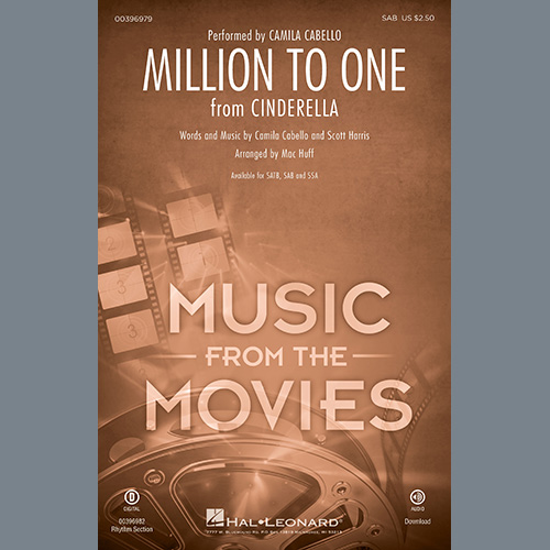 cover: Million To One (from the Amazon Original Movie Cinderella) (arr. Mac Huff), Camila Cabello