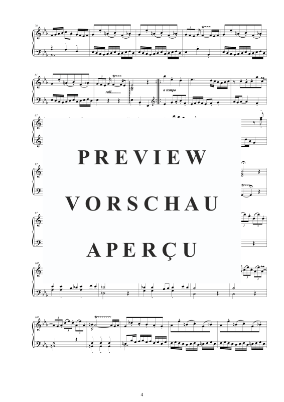 Produktgalerie: Seite 5 von 11 Cembalo Sonate Nr. 5 in C-Moll Op.1, , Cembalo/Klavier Solo