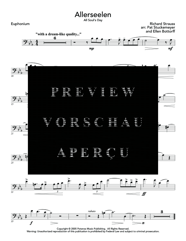 gallery: Allerseelen, , (euphonium and piano)