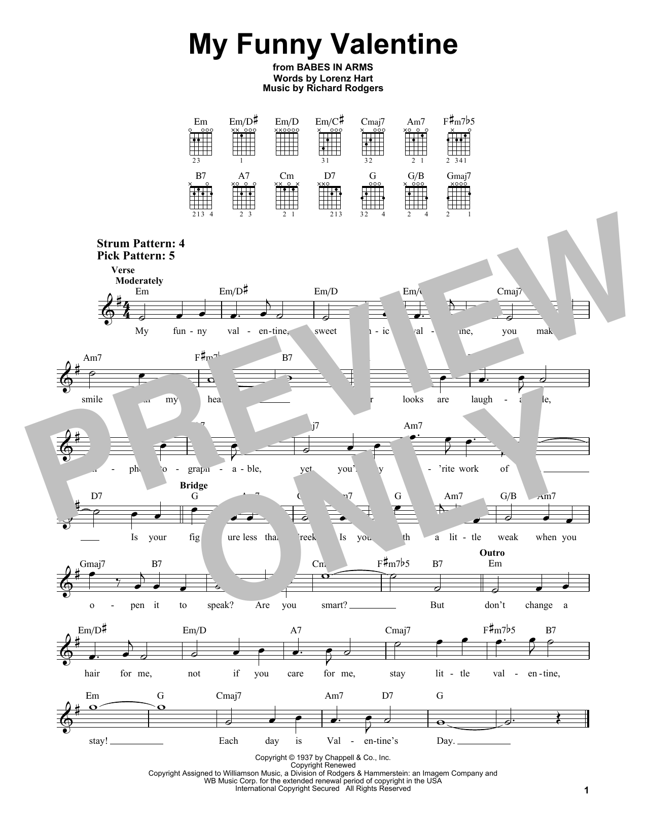 Produktbild zu: My Funny Valentine