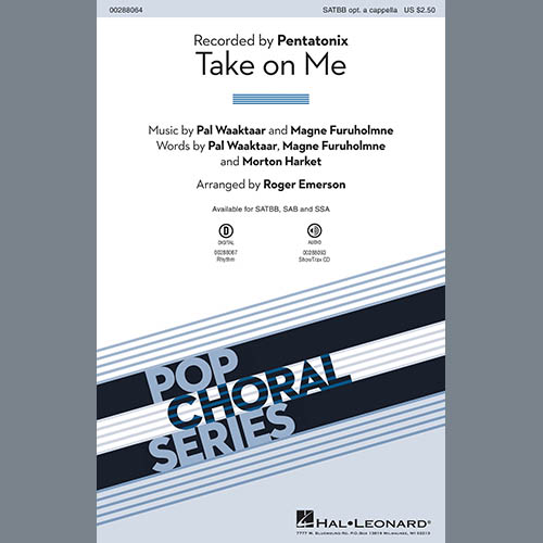 cover: Take On Me (arr. Roger Emerson), Pentatonix