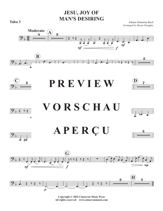 Product gallery: Page 19 of 20 Jesus, meine Freude (Jesu Joy of Man´s Desiring) , ,  (Tuba Ensemble EEEETTTT)