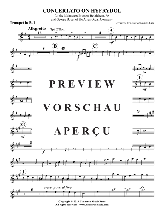 Produktgalerie: Seite 15 von 21 Concertato on Hyfrydol , , (Blechbläser-Quintett + Orgel)