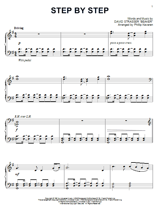 Product gallery: Page 1 of 1 Step By Step (arr. Phillip Keveren), Rich Mullins