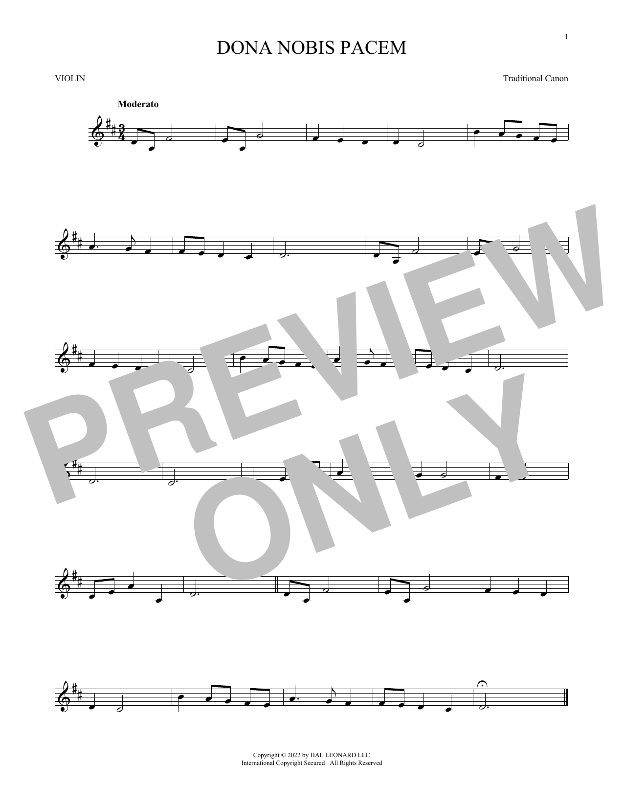 Product gallery: Page 1 of 1 Dona Nobis Pacem, Traditional Canon