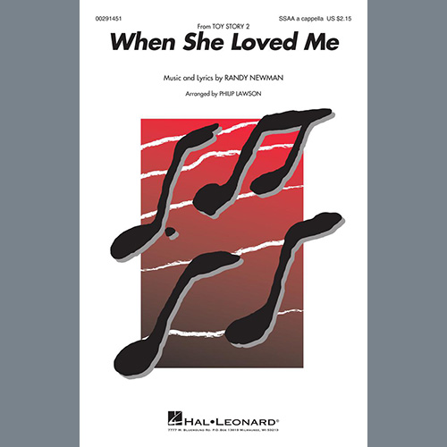 Produktbild zu: When She Loved Me (from Toy Story 2) (arr. Philip Lawson)