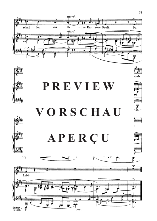 Product gallery: Page 3 of 3 Wehmuth Op.39 No.9, , Low Voice and Piano