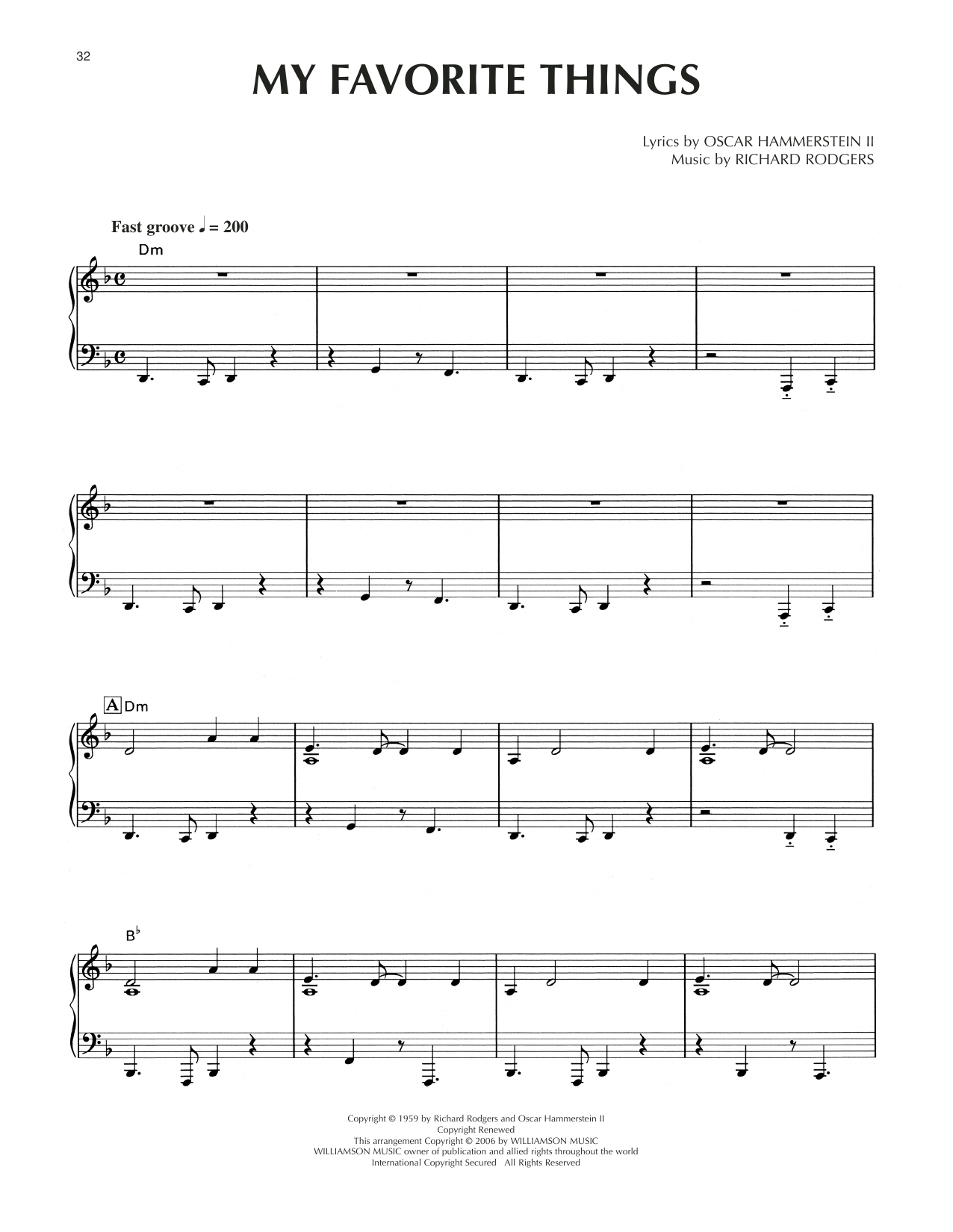Produktbild zu: My Favorite Things [Jazz version] (from The Sound Of Music)