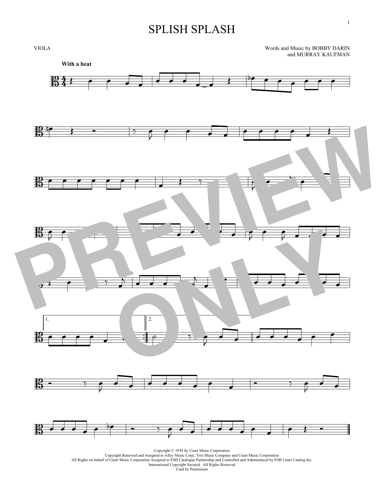 Product gallery: Page 1 of 1 Splish Splash, Bobby Darin