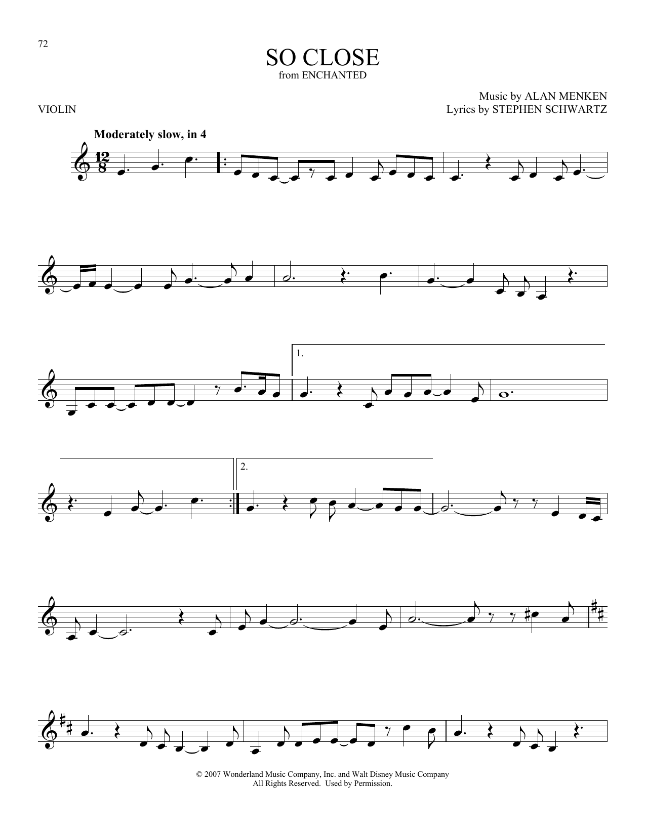 Product gallery: Page 1 of 1 So Close (from Enchanted), Jon McLaughlin