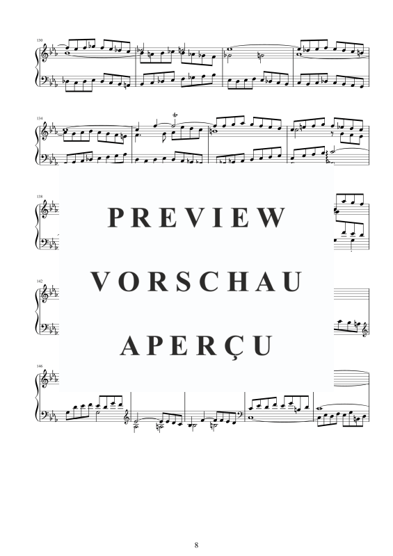 Produktgalerie: Seite 9 von 11 Fantasie und Fuge c-Moll BWV 537, , Klavier Solo