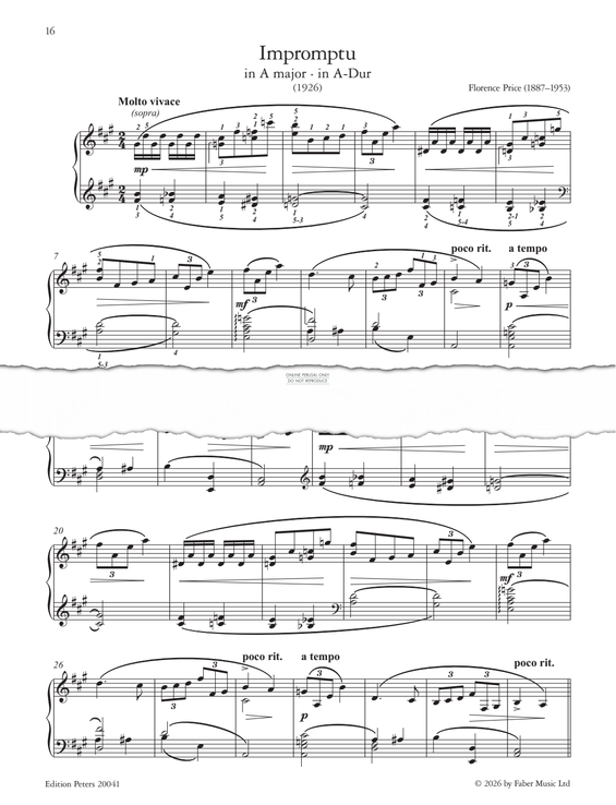 Produktbild zu: Impromptu in A major