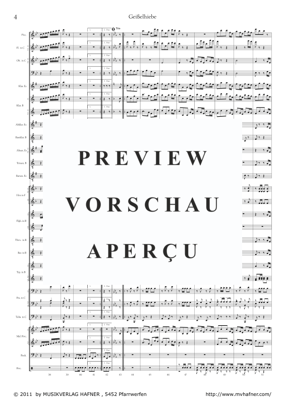 Product gallery: Page 9 of 11 Geißelhiebe, , (large wind orchestra)