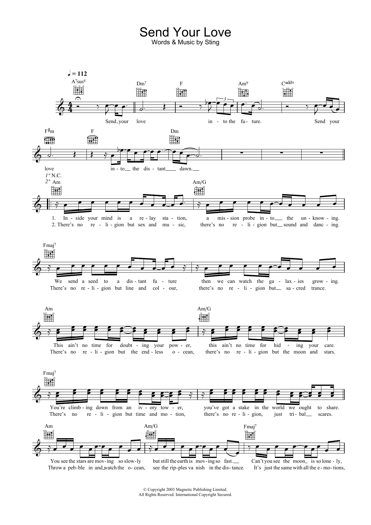 Produktbild zu: Send Your Love