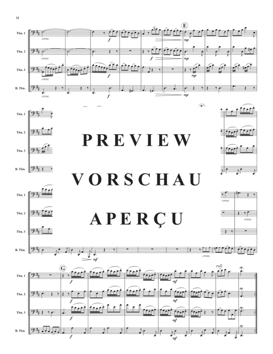 Product gallery: Page 13 of 21 Quartet in D Major, TWV 43:G2 , , (Trombone Quartet)