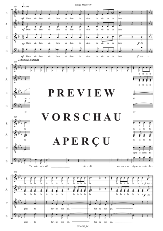 gallery: Europa_Medley , , (Gemischter Chor SATB)