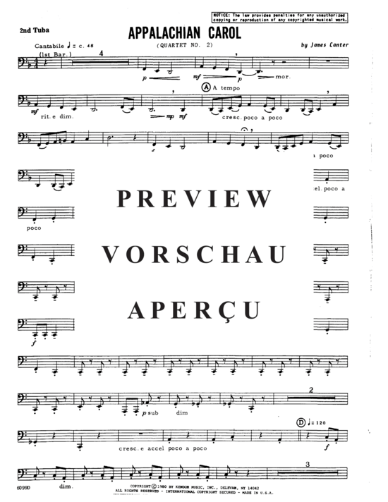 gallery: Appalachian Carol , , (Tuba Quartett EETT)