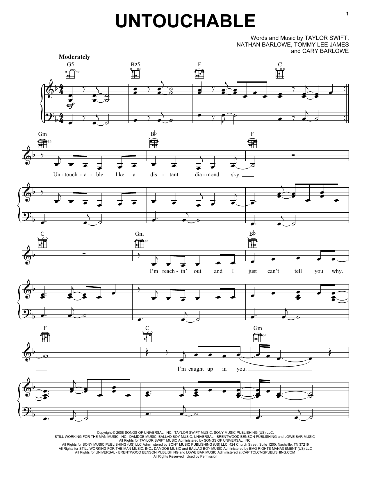 Produktbild zu: Untouchable (Taylor's Version)