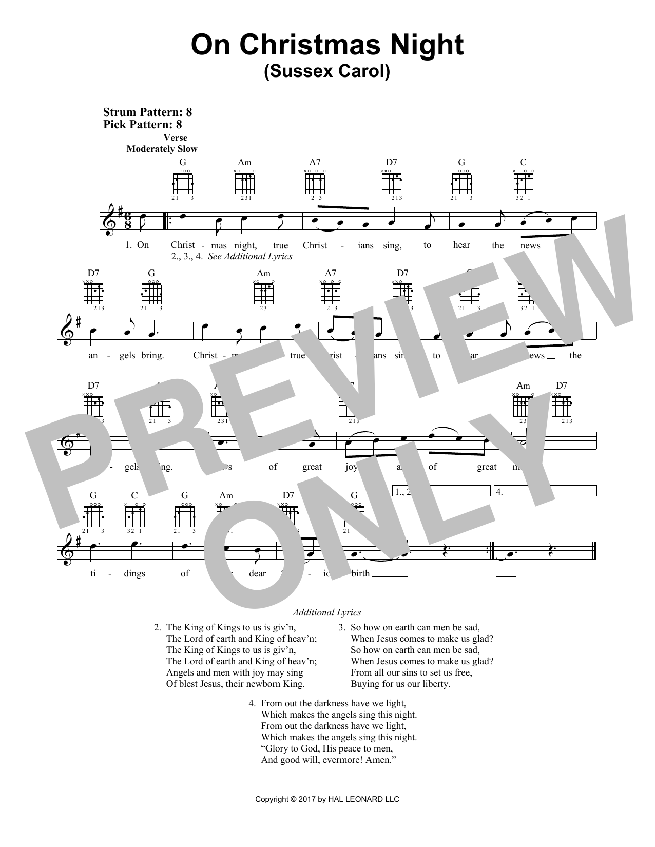 Produktbild zu: On Christmas Night