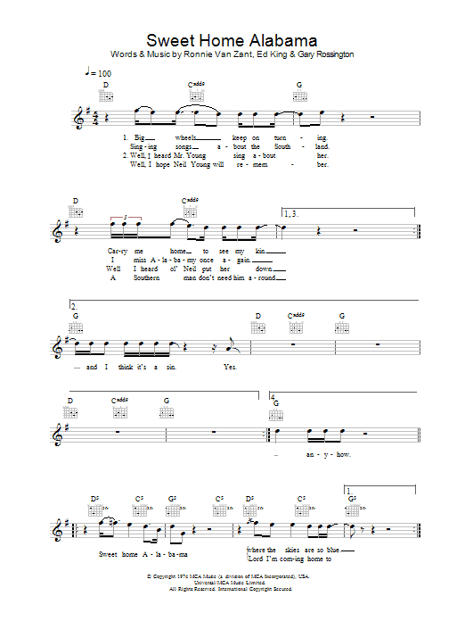 Produktbild zu: Sweet Home Alabama