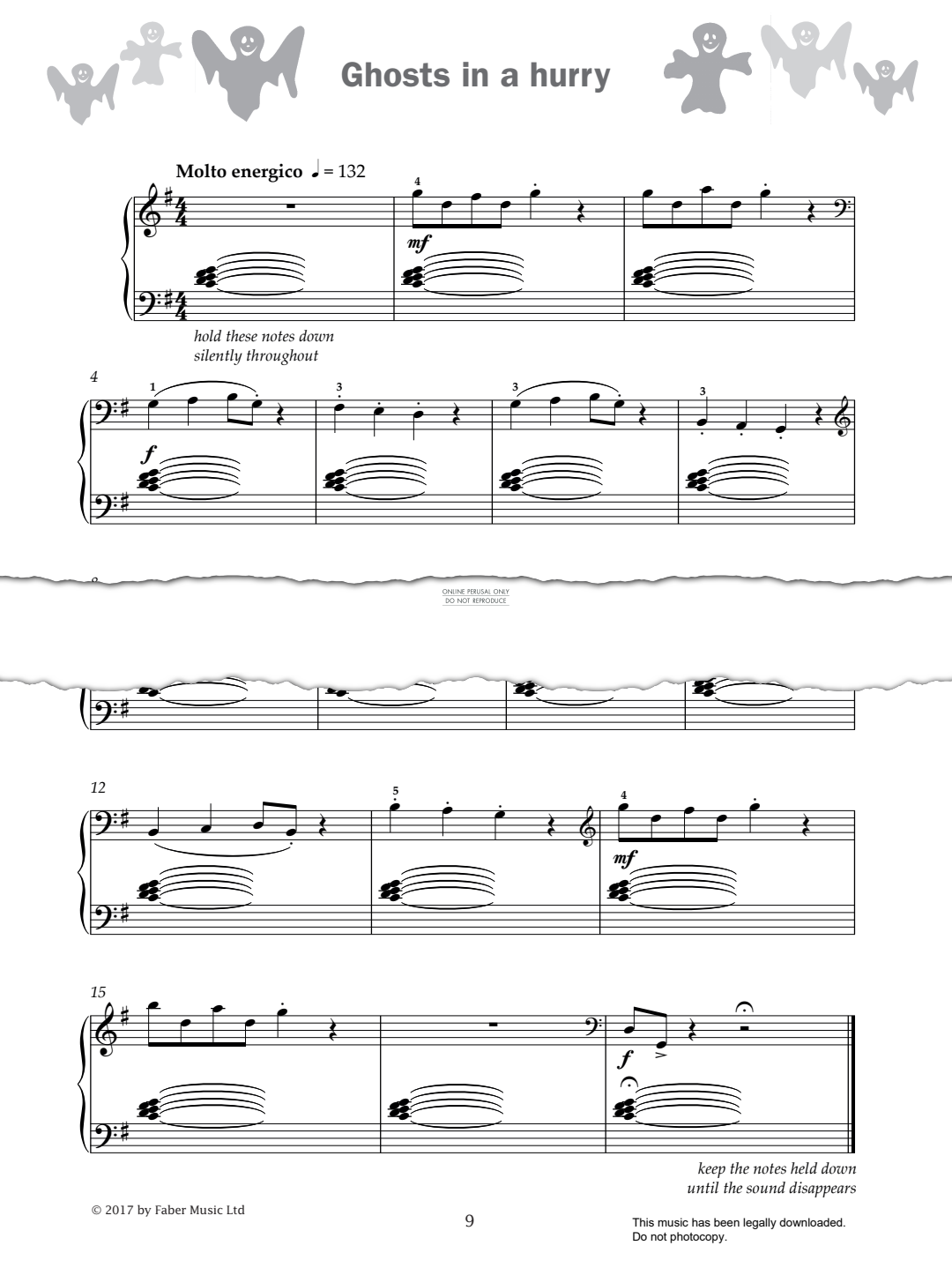 Produktgalerie: Seite 1 von 1 Ghosts in a hurry (from 'Improve Your Sight-Reading! A Piece a Week Piano Grade 3'), Paul Harris, Klavier