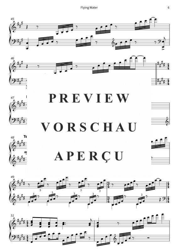 Produktgalerie: Seite 8 von 9 Flying Water, Berlin, Daniela, Klavier Solo