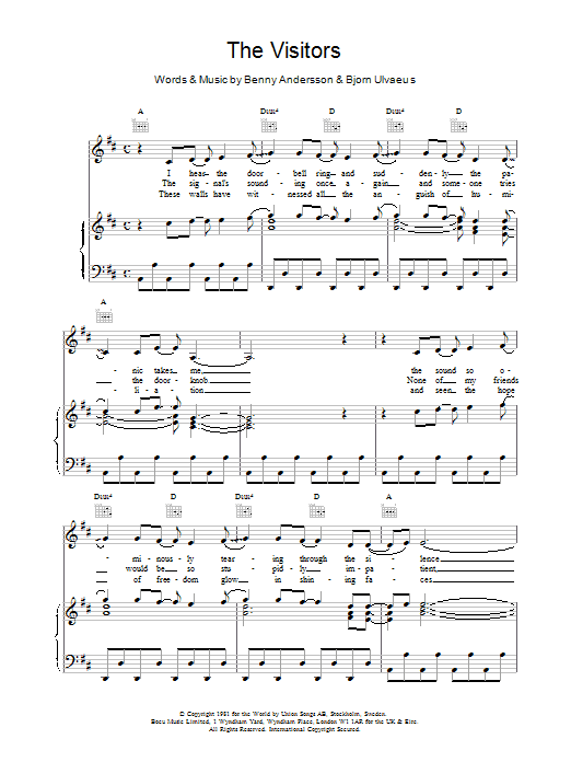 Product picture to:  The Visitors - ABBA