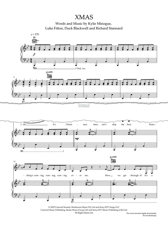 gallery: Xmas, Kylie Minogue, Gesang, Gitarre, Klavier