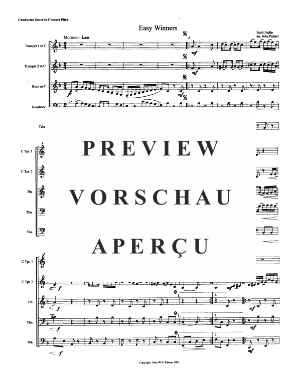 Produktgalerie: Seite 3 von 11 Easy Winners, , Blechbläser Quintett