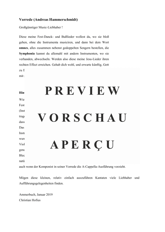 gallery: Fest-, Buß- und Danklieder (1658) - Band 2, , (1-5 Stimmen, 4-6 Instrumente, B.C.)