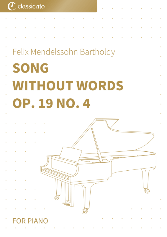 Product picture to: Song Without Words, Op. 19 No. 4Felix Mendelssohn Bartholdy