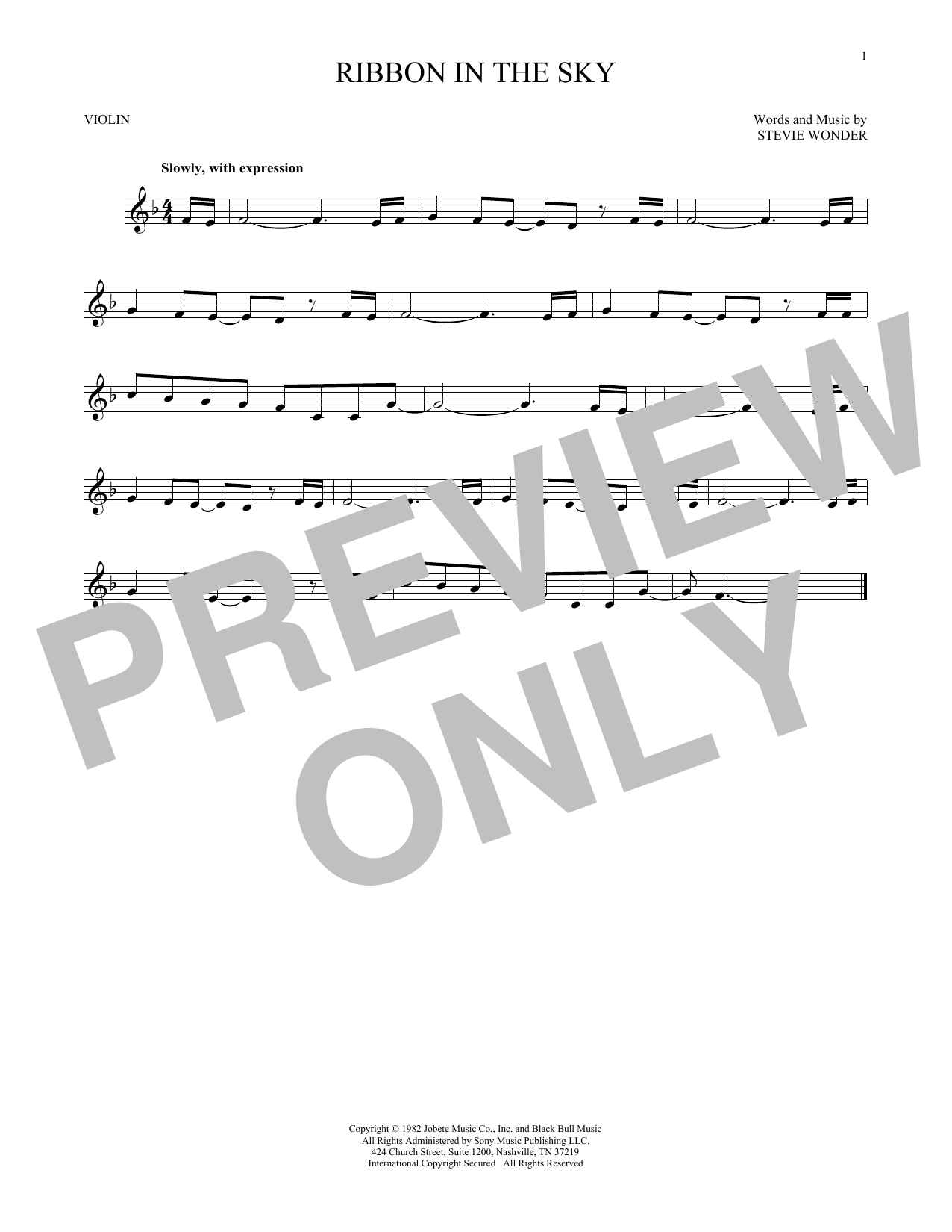 Product gallery: Page 1 of 1 Ribbon In The Sky, Stevie Wonder