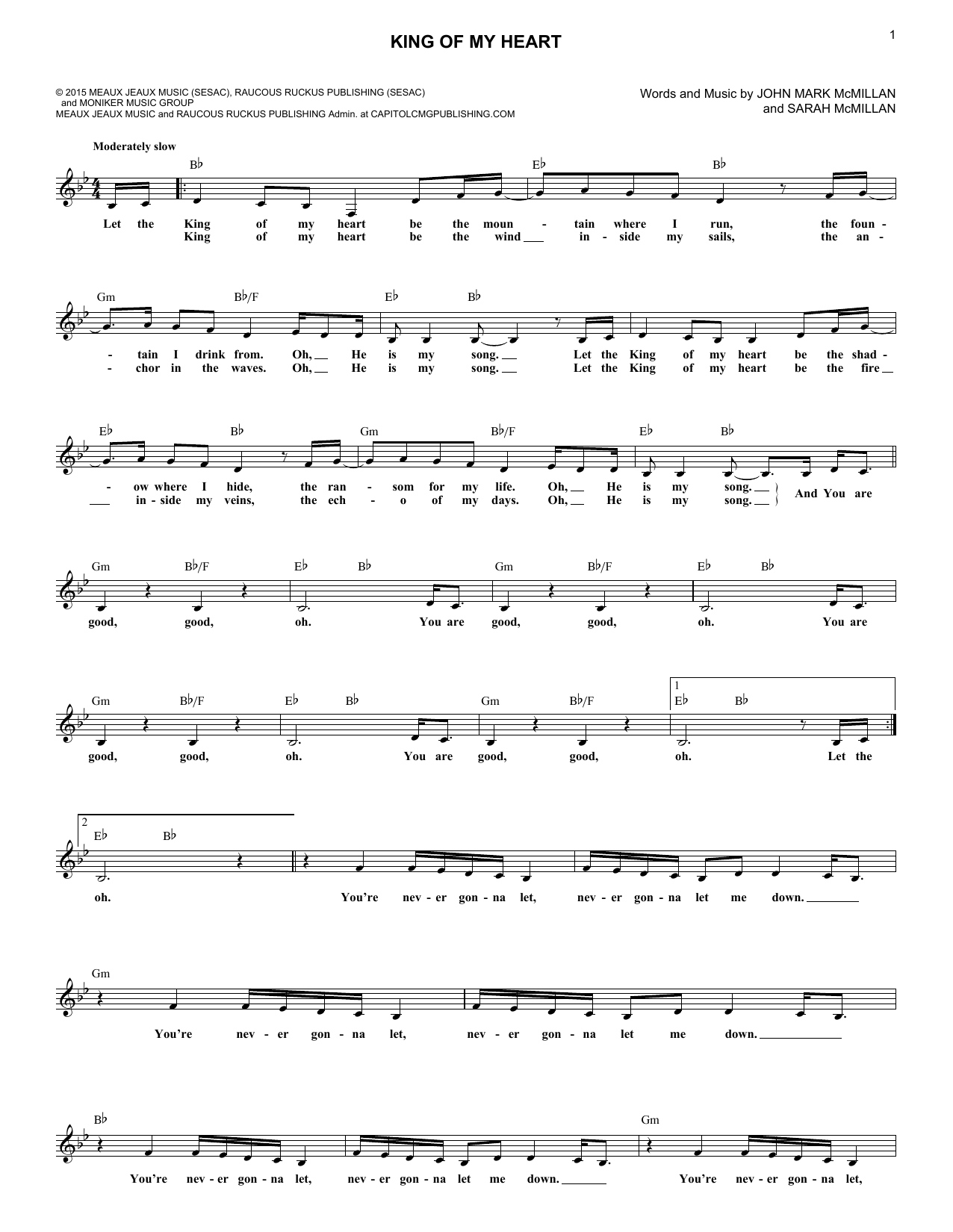 Produktgalerie: Seite 1 von 1 King Of My Heart, John Mark McMillan, Melodieinstrument