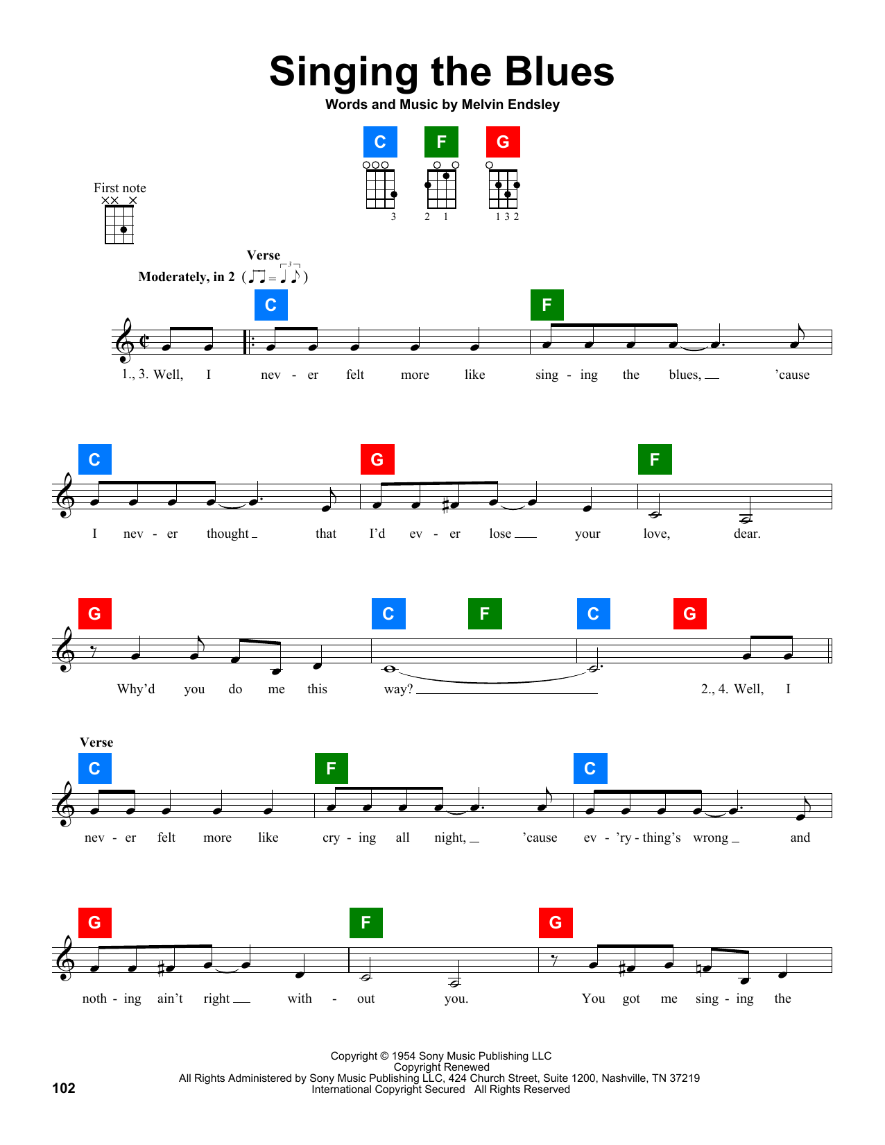 Product gallery: Page 1 of 1 Singing The Blues, Guy Mitchell