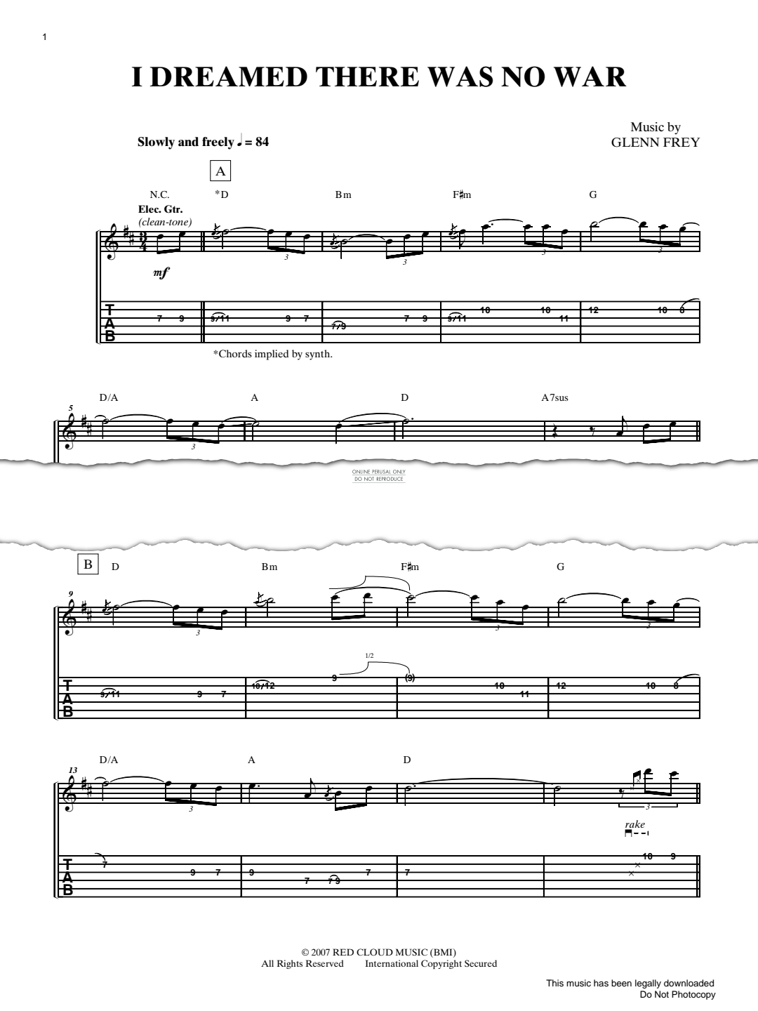 Product gallery: Page 1 of 1 I Dreamed There Was No War, Eagles