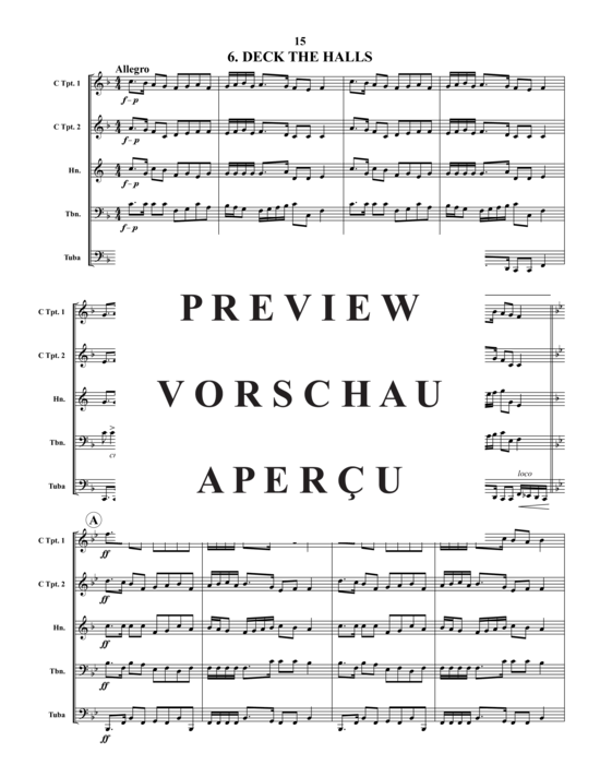 Produktgalerie: Seite 17 von 21 Carols for Brass, Set. 3 , , (Blechbläserquintett)