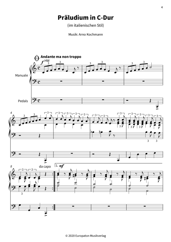 Product gallery: Page 1 of 11 10 Miniaturen - Orgelklänge der Seele von Arno Kochmann, , Organ solo