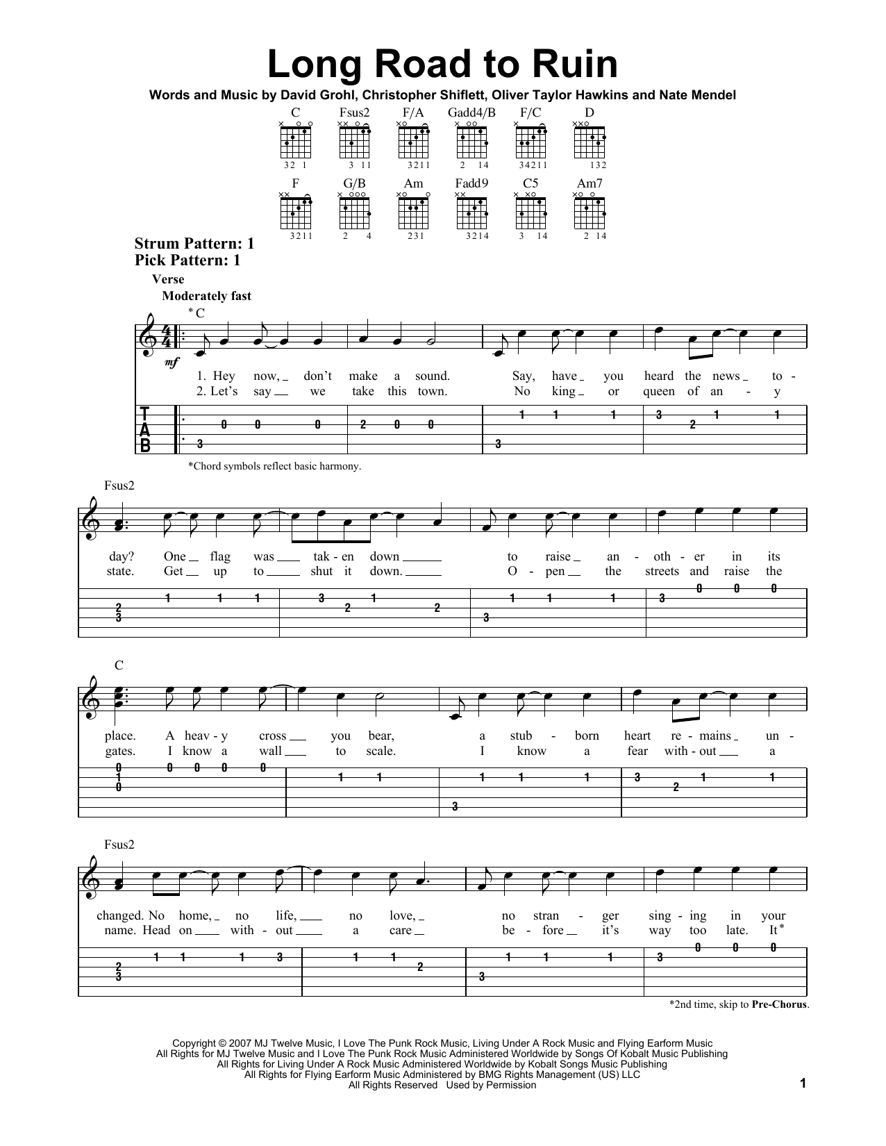 Product gallery: Page 1 of 1 Long Road To Ruin, Foo Fighters