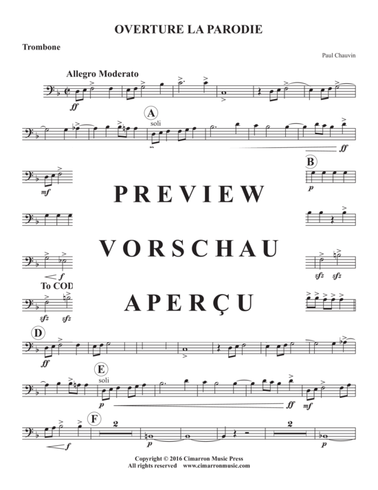 Produktgalerie: Seite 16 von 19 Overture la Parodie , , (Blechbläserquintett)