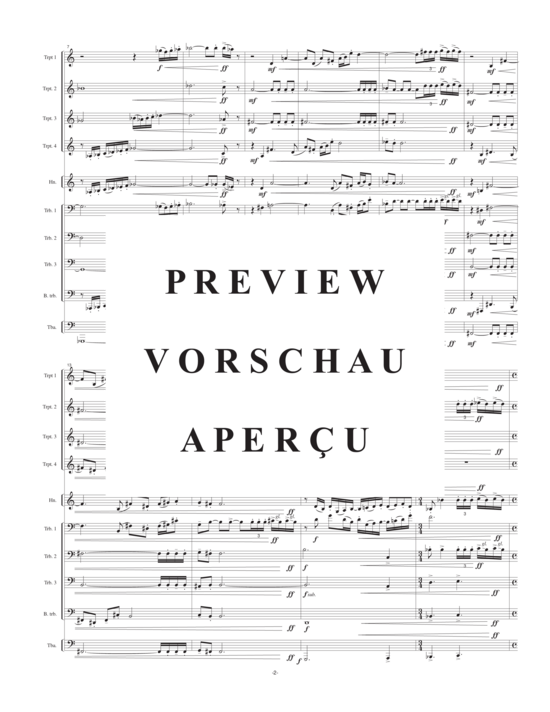 Product gallery: Page 5 of 21 Brom Bones (10-stimmiger Blechbläserchor) (4 Trompeten, 1 Horn, 3 Posaunen, 1 Bassposaune, 1 Tuba) , , )