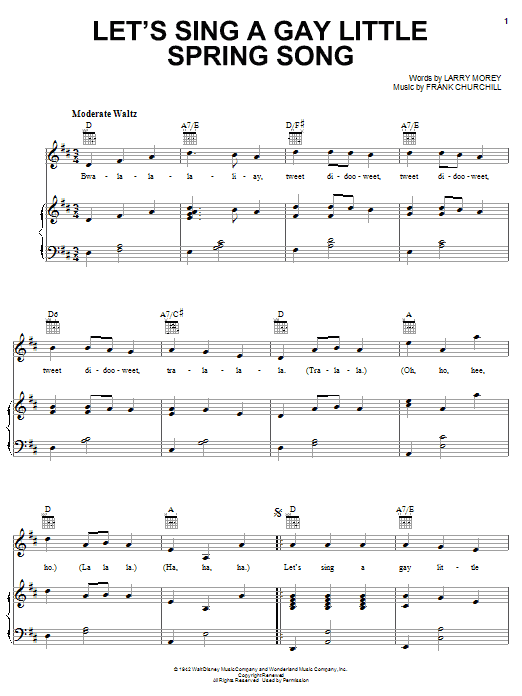 Product picture to: Let's Sing A Gay Little Spring Song