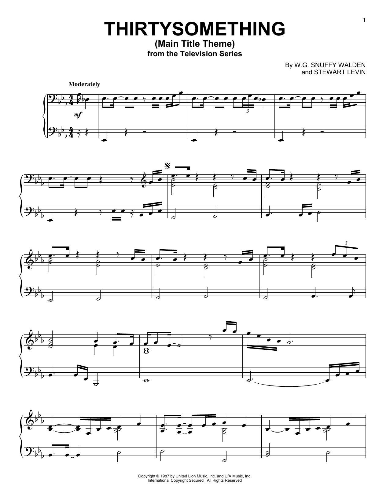 Product picture to: Thirtysomething (Main Title Theme)