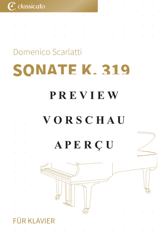 gallery: Sonate K. 319 , , (Klavier Solo)