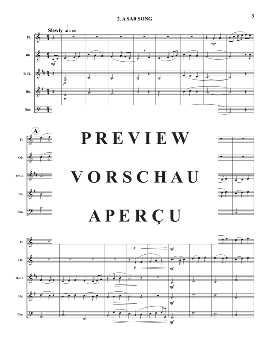 Produktgalerie: Seite 4 von 21 Quintett 3 Sätze , , (Holzbläser-Quintett)