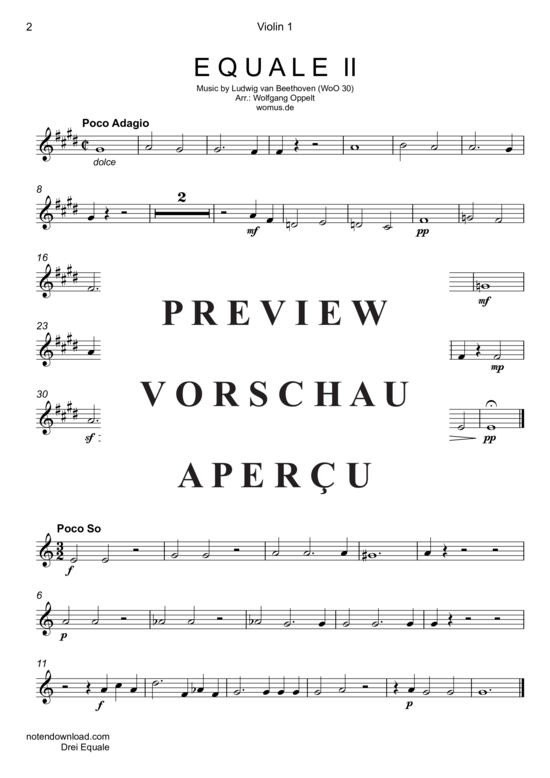 Produktgalerie: Seite 9 von 15 Drei Equale , , (Streicher Quartett)