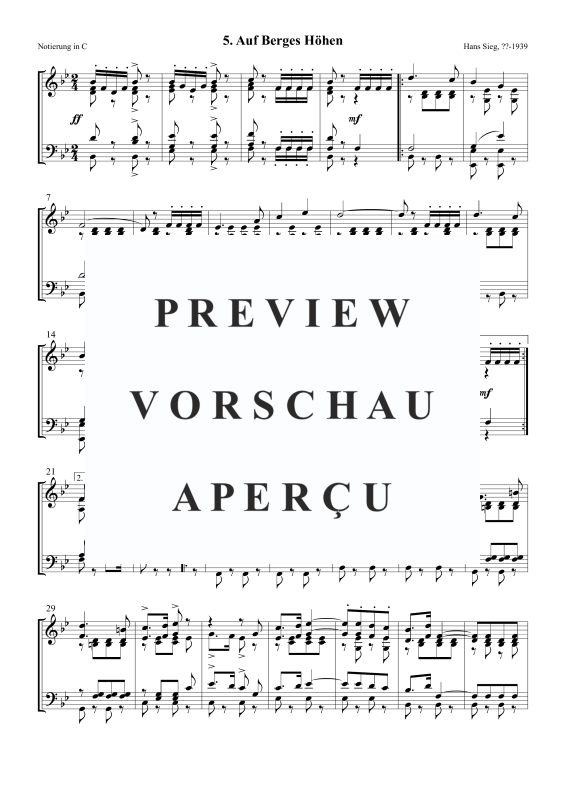 Produktgalerie: Seite 2 von 5 Auf Berges Höhen, , Posaunenchor