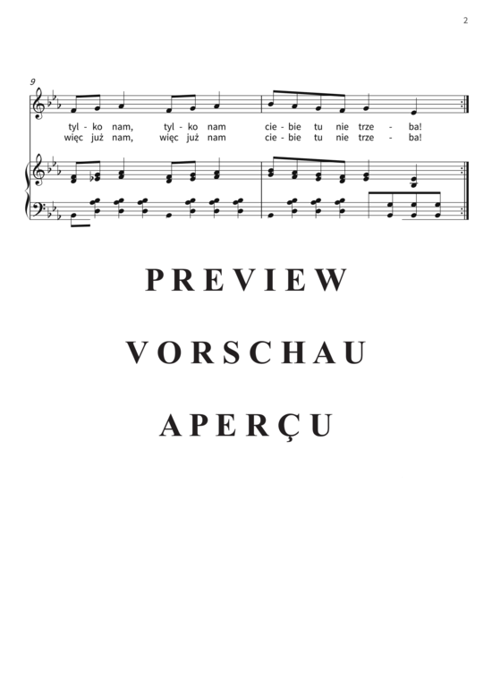 Produktgalerie: Seite 5 von 5 Malo nas do pieczenia chleba, , (Gesang + Klavier)
