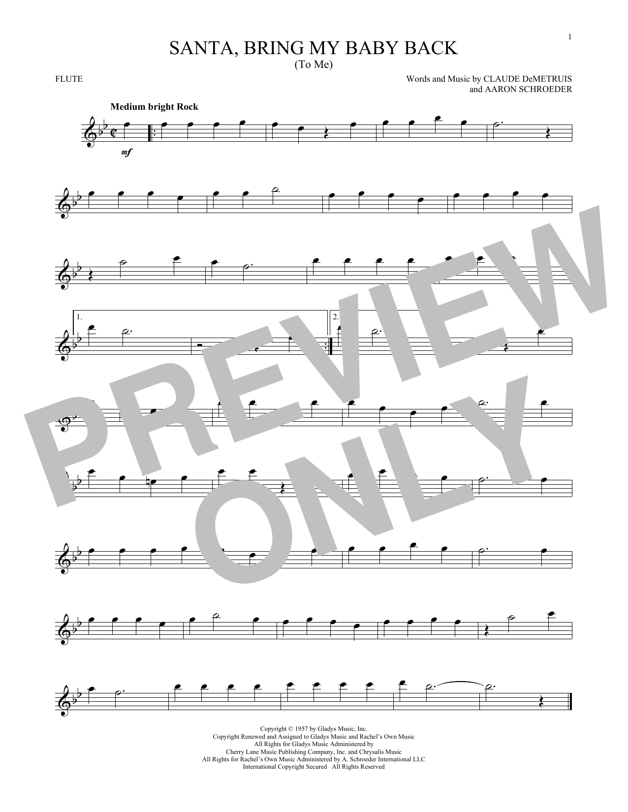 Product gallery: Page 1 of 1 Santa, Bring My Baby Back (To Me), Elvis Presley