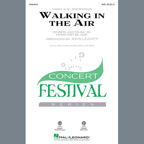cover: Walking In The Air (from The Snowman) (arr. John Leavitt), , Chor