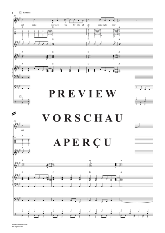 Produktgalerie: Seite 5 von 21 All Right Now , Free, (Combo Band und Solo Vocal)